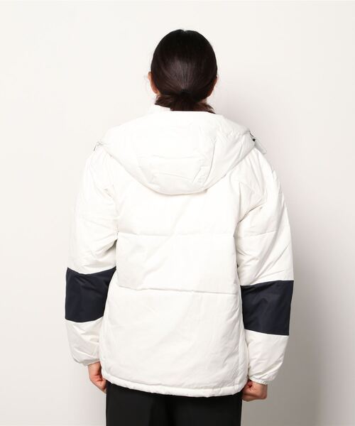 Go to by mizuno（ゴートゥーバイミズノ）の「PANAM　ミドルウェイトダウンジャケット[ユニセックス]（ダウンジャケット/コート・メンズ・ネイビー/ホワイト・L/XL/M）」の4枚目の写真