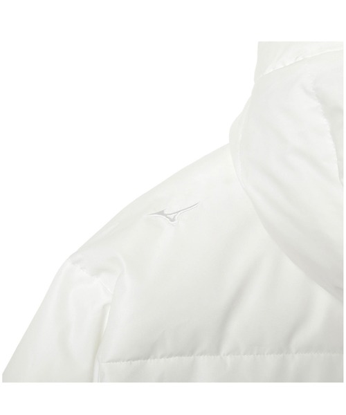 Go to by mizuno（ゴートゥーバイミズノ）の「PANAM　ミドルウェイトダウンジャケット[ユニセックス]（ダウンジャケット/コート・メンズ・ネイビー/ホワイト・L/XL/M）」の12枚目の写真