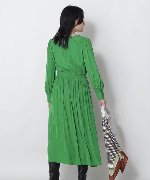 NATURAL BEAUTY BASIC(ナチュラルビューティーベーシック)の「割繊ボックスタックワンピース(ワンピース・レディース・グレー/グリーン/ダークブルー・SMALL/MEDIUM)」の21枚目の写真