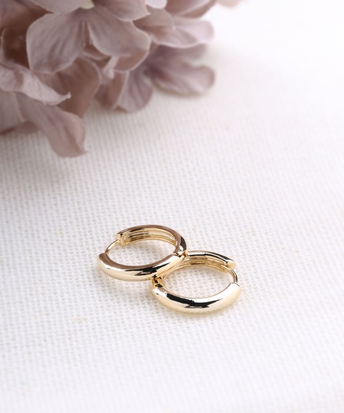 Manon's Selection(マノンズセレクション)の「ニッケルフリーフープピアス(ピアス(両耳用)・レディース・シルバー/ゴールド・ONE SIZE)」の8枚目の写真