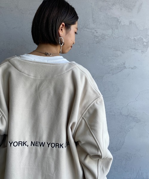 Manhattan Portage（マンハッタンポーテージ）の「[MANHATTAN PORTAGE/マンハッタンポーテージ] 別注 ポーラテック フリースカーディガン（その他アウター・レディース・ブラック/ネイビー/アイボリー・M/L）」の10枚目の写真