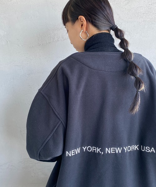 Manhattan Portage（マンハッタンポーテージ）の「[MANHATTAN PORTAGE/マンハッタンポーテージ] 別注 ポーラテック フリースカーディガン（その他アウター・レディース・ブラック/ネイビー/アイボリー・M/L）」の7枚目の写真