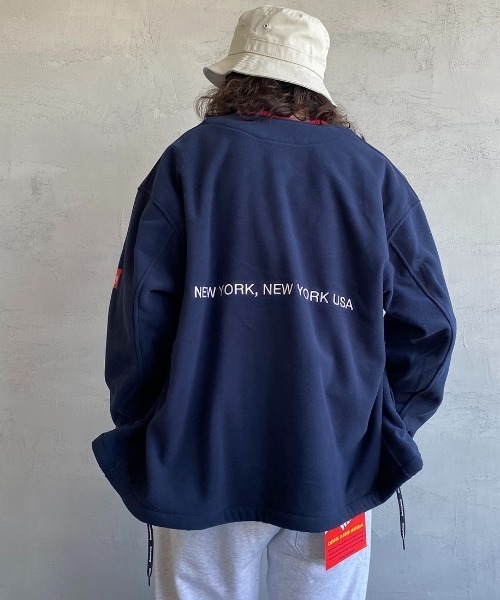 Manhattan Portage（マンハッタンポーテージ）の「[MANHATTAN PORTAGE/マンハッタンポーテージ] 別注 ポーラテック フリースカーディガン（その他アウター・レディース・ブラック/ネイビー/アイボリー・M/L）」の20枚目の写真