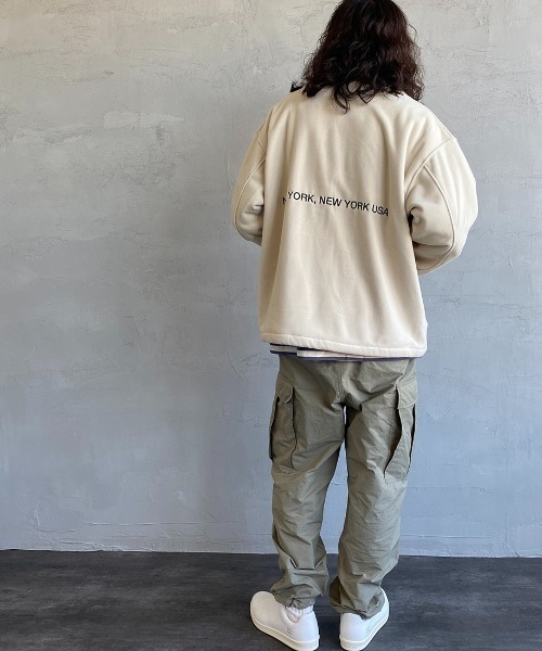 Manhattan Portage（マンハッタンポーテージ）の「[MANHATTAN PORTAGE/マンハッタンポーテージ] 別注 ポーラテック フリースカーディガン（その他アウター・レディース・ブラック/ネイビー/アイボリー・M/L）」の15枚目の写真