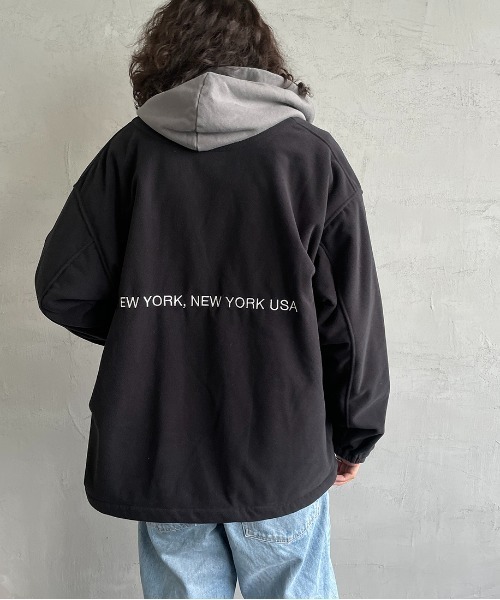 Manhattan Portage（マンハッタンポーテージ）の「[MANHATTAN PORTAGE/マンハッタンポーテージ] 別注 ポーラテック フリースカーディガン（その他アウター・レディース・ブラック/ネイビー/アイボリー・M/L）」の13枚目の写真