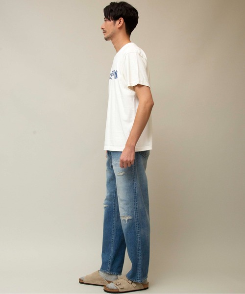 Johnbull(ジョンブル)の「【GOOD ROCK SPEED×JOHNBULL】ショートスリーブTシャツ(MEILLEURS)(Tシャツ/カットソー・メンズ・ベージュ/チャコールグレー/ホワイト・MEDIUM/SMALL/LARGE/X-LARGE)」の9枚目の写真