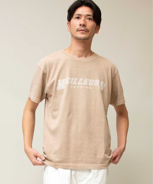 Johnbull(ジョンブル)の「【GOOD ROCK SPEED×JOHNBULL】ショートスリーブTシャツ(MEILLEURS)(Tシャツ/カットソー・メンズ・ベージュ/チャコールグレー/ホワイト・MEDIUM/SMALL/LARGE/X-LARGE)」の10枚目の写真