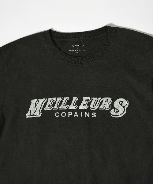 Johnbull(ジョンブル)の「【GOOD ROCK SPEED×JOHNBULL】ショートスリーブTシャツ(MEILLEURS)(Tシャツ/カットソー・メンズ・ベージュ/チャコールグレー/ホワイト・MEDIUM/SMALL/LARGE/X-LARGE)」の20枚目の写真