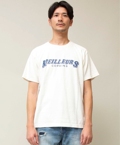 Johnbull(ジョンブル)の「【GOOD ROCK SPEED×JOHNBULL】ショートスリーブTシャツ(MEILLEURS)(Tシャツ/カットソー・メンズ・ベージュ/チャコールグレー/ホワイト・MEDIUM/SMALL/LARGE/X-LARGE)」の6枚目の写真