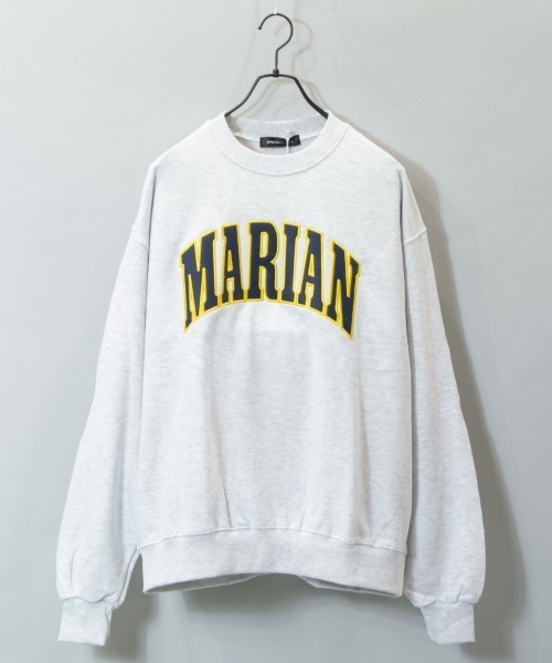 JACKROSE(ジャックローズ)の「JE-MARIANロゴカレッジクルースウェット(スウェット・メンズ・ホワイト/ネイビー/グリーン・FREE)」の2枚目の写真