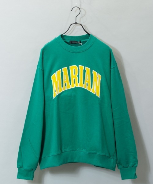 JACKROSE(ジャックローズ)の「JE-MARIANロゴカレッジクルースウェット(スウェット・メンズ・ホワイト/ネイビー/グリーン・FREE)」の1枚目の写真