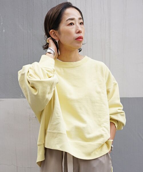 REMI RELIEF（レミレリーフ）の「REMI RELIEF(レミレリーフ) WOMEN'S 別注スウェット（スウェット・レディース・イエロー/グリーン・FREE）」の11枚目の写真