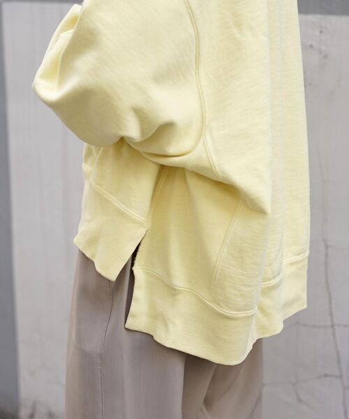 REMI RELIEF（レミレリーフ）の「REMI RELIEF(レミレリーフ) WOMEN'S 別注スウェット（スウェット・レディース・イエロー/グリーン・FREE）」の6枚目の写真