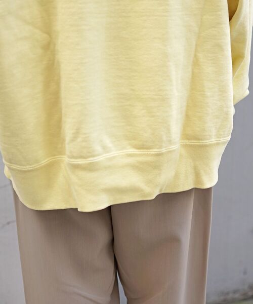 REMI RELIEF（レミレリーフ）の「REMI RELIEF(レミレリーフ) WOMEN'S 別注スウェット（スウェット・レディース・イエロー/グリーン・FREE）」の5枚目の写真