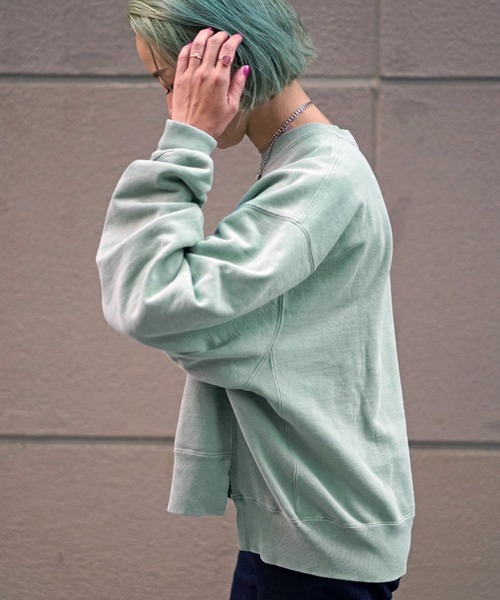 REMI RELIEF（レミレリーフ）の「REMI RELIEF(レミレリーフ) WOMEN'S 別注スウェット（スウェット・レディース・イエロー/グリーン・FREE）」の22枚目の写真