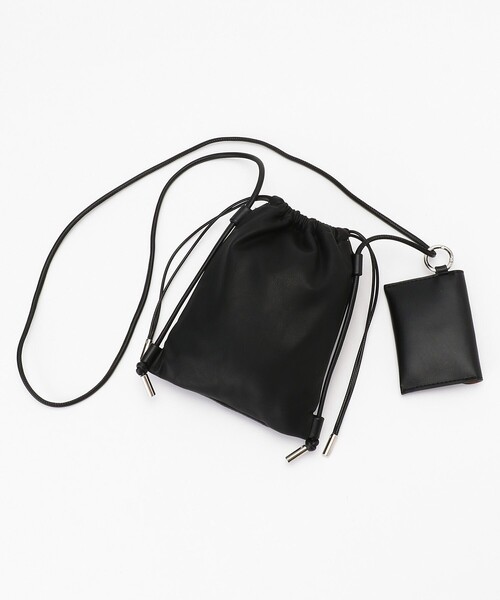 FREAK'S STORE（フリークスストア）の「cache cache/カシュカシュ スマホポケット付きショルダーバッグ(スマホショルダー)（ショルダーバッグ・レディース・ブラック/ホワイト/パープル/イエロー/ピンク/オレンジ・ONE SIZE）」の15枚目の写真