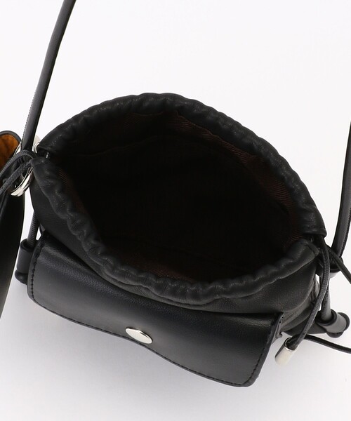 FREAK'S STORE（フリークスストア）の「cache cache/カシュカシュ スマホポケット付きショルダーバッグ(スマホショルダー)（ショルダーバッグ・レディース・ブラック/ホワイト/パープル/イエロー/ピンク/オレンジ・ONE SIZE）」の18枚目の写真