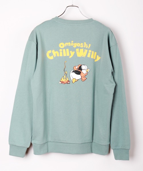 WESTSEA（ウエストシー）の「Chilly Willy　チリ―ウィリー ルーズサイズ 裏毛 長袖トレーナー（スウェット・レディース・ホワイト系その他/グリーン/オフホワイト/ベージュ/ブルー/ブラウン/スミクロ/ブラック系その他/グリーン系その他・XL/L/M）」の8枚目の写真