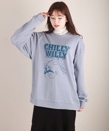 Chilly Willy チリ―ウィリー ルーズサイズ 裏毛 長袖トレーナー