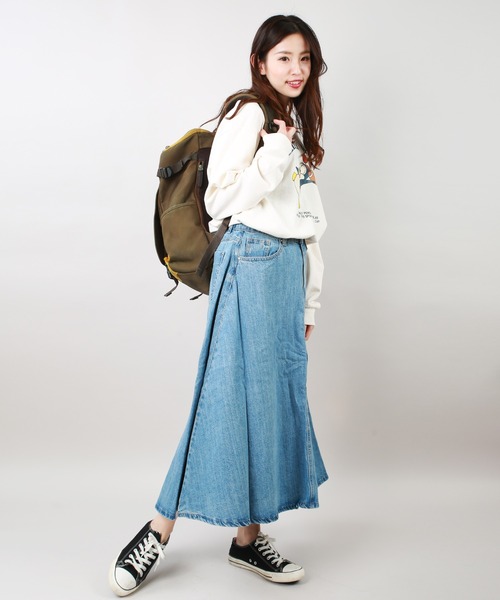 WESTSEA（ウエストシー）の「Chilly Willy　チリ―ウィリー ルーズサイズ 裏毛 長袖トレーナー（スウェット・レディース・ホワイト系その他/グリーン/オフホワイト/ベージュ/ブルー/ブラウン/スミクロ/ブラック系その他/グリーン系その他・XL/L/M）」の18枚目の写真