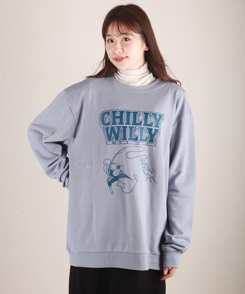 Chilli Beans. 武道館 スウェット セール】Chilly Willy チリ―ウィリー ルーズサイズ 裏毛 長袖