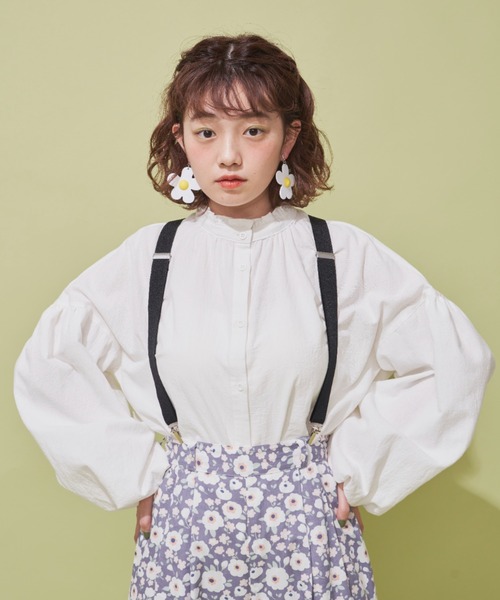 MERLOT（メルロー）の「シンプルサスペンダー（サスペンダー・レディース・ブラック/グリーン/ナチュラル・FREE）」の2枚目の写真