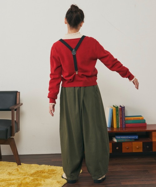 MERLOT（メルロー）の「シンプルサスペンダー（サスペンダー・レディース・ブラック/グリーン/ナチュラル・FREE）」の16枚目の写真