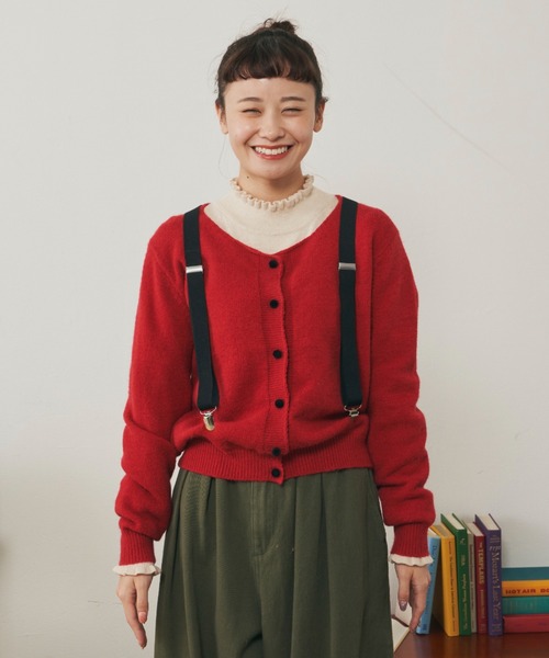 MERLOT（メルロー）の「シンプルサスペンダー（サスペンダー・レディース・ブラック/グリーン/ナチュラル・FREE）」の14枚目の写真