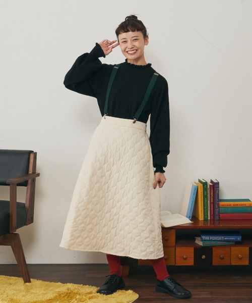 MERLOT（メルロー）の「シンプルサスペンダー（サスペンダー・レディース・ブラック/グリーン/ナチュラル・FREE）」の17枚目の写真