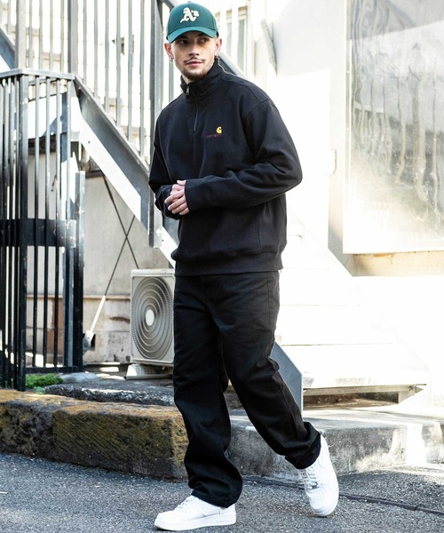 Carhartt(カーハート)の「Carhartt HALF ハーフジップスウェット(スウェット・メンズ・ブラック/ナチュラル/ヘザーグレー・SMALL/MEDIUM/X-LARGE/LARGE)」の16枚目の写真