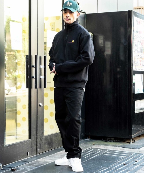 Carhartt(カーハート)の「Carhartt HALF ハーフジップスウェット(スウェット・メンズ・ブラック/ナチュラル/ヘザーグレー・SMALL/MEDIUM/X-LARGE/LARGE)」の8枚目の写真