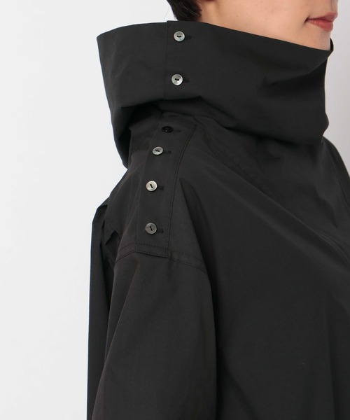 ETRE TOKYO（エトレトウキョウ）の「ハイネックシャツミニワンピース（シャツワンピース・レディース・ブラック/アイボリー・FREE）」の17枚目の写真