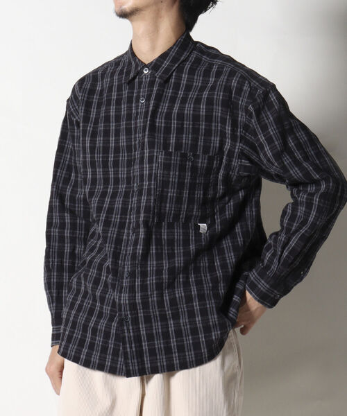 NOLLEY'S goodman(ノーリーズグッドマン)の「【WORK ABOUT/ワークアバウト】BULL TERRIER SHIRT(シャツ/ブラウス・メンズ・オレンジ系その他/グリーン系その他/ホワイト系その他/ブラック系その他・MEDIUM/LARGE)」の1枚目の写真