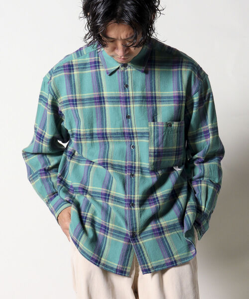 NOLLEY'S goodman(ノーリーズグッドマン)の「【WORK ABOUT/ワークアバウト】BULL TERRIER SHIRT(シャツ/ブラウス・メンズ・オレンジ系その他/グリーン系その他/ホワイト系その他/ブラック系その他・MEDIUM/LARGE)」の19枚目の写真
