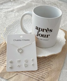 apres jour | 【apres jour×ARIAZ】ネックレス付きアソートピアス【４YR】(ピアス（両耳用）)