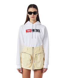 DIESEL | レディース パーカー プルオーバー スウェット DIESELロゴ　レギュラーフィット(パーカー)