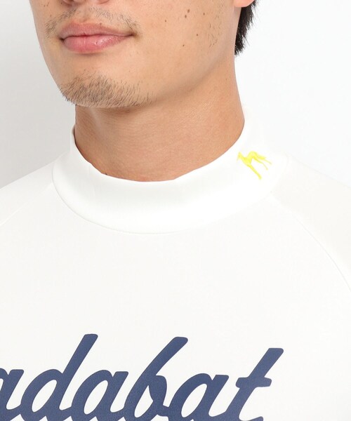 adabat(アダバット)の「◆【一枚でキマる】モックネック長袖シャツ NEWスタンダードシリーズ(Tシャツ/カットソー・メンズ・ブラック/ホワイト系4/ホワイト系9・46/48/50)」の7枚目の写真