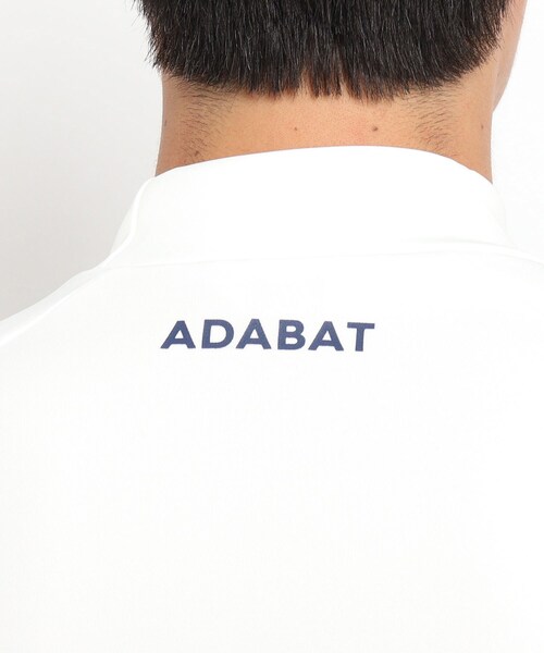 adabat(アダバット)の「◆【一枚でキマる】モックネック長袖シャツ NEWスタンダードシリーズ(Tシャツ/カットソー・メンズ・ブラック/ホワイト系4/ホワイト系9・46/48/50)」の12枚目の写真