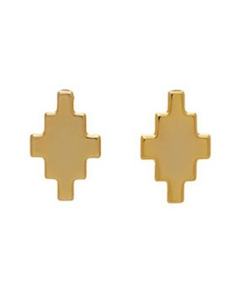 MARCELO BURLON（マルセロ・バーロン）の「【MARCELO BURLON】CROSS EARRINGS（ピアス（両耳用）・メンズ・ゴールド/シルバー/ブラック・ONESIZE）」の3枚目の写真