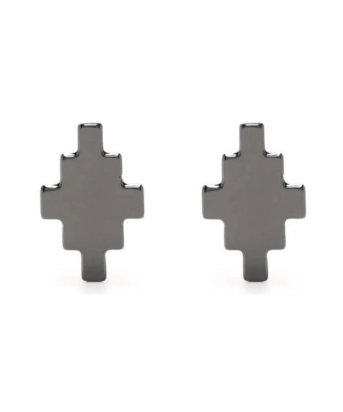 MARCELO BURLON（マルセロ・バーロン）の「【MARCELO BURLON】CROSS EARRINGS（ピアス（両耳用）・メンズ・ゴールド/シルバー/ブラック・ONESIZE）」の2枚目の写真