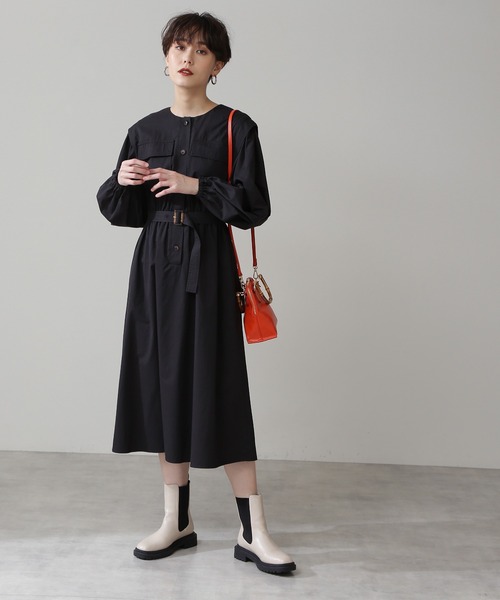 N.（N. Natural Beauty Basic）（エヌエヌナチュラルビューティーベーシック）の「◆バンブーミニショルダーバッグ（ショルダーバッグ・レディース・ブラック/ホワイト/オレンジ・ﾌﾘ-）」の5枚目の写真