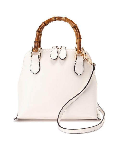 N.（N. Natural Beauty Basic）（エヌエヌナチュラルビューティーベーシック）の「◆バンブーミニショルダーバッグ（ショルダーバッグ・レディース・ブラック/ホワイト/オレンジ・ﾌﾘ-）」の20枚目の写真