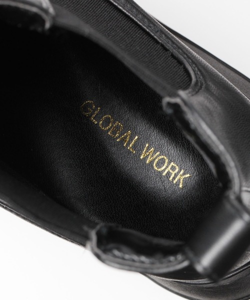 GLOBAL WORK（グローバルワーク）の「【晴雨兼用】レインフレンドリーサイドゴアブーツ/257502（ブーツ・レディース・ブラック・MEDIUM/LARGE）」の10枚目の写真