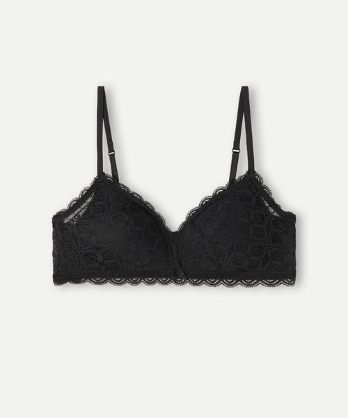 日本未入荷! レーストライアングルブラジャーtriamiz☆undiz セール】Tiziana レース トライアングルブラ 【ノンワイヤー