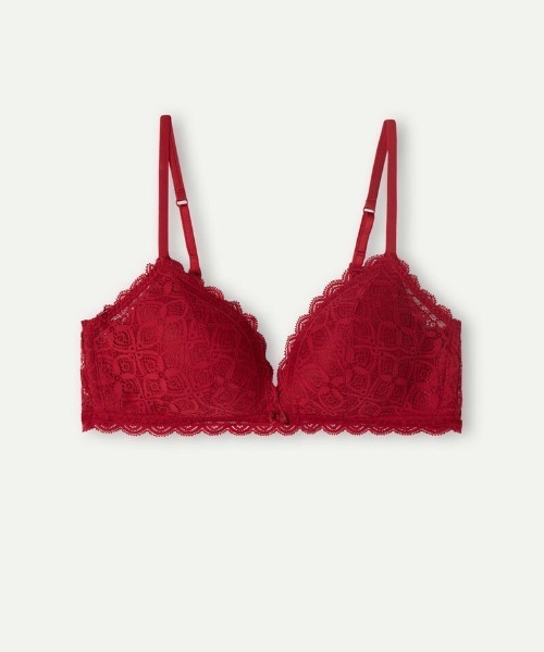 日本未入荷! レーストライアングルブラジャーtriamiz☆undiz セール】Tiziana レース トライアングルブラ 【ノンワイヤー