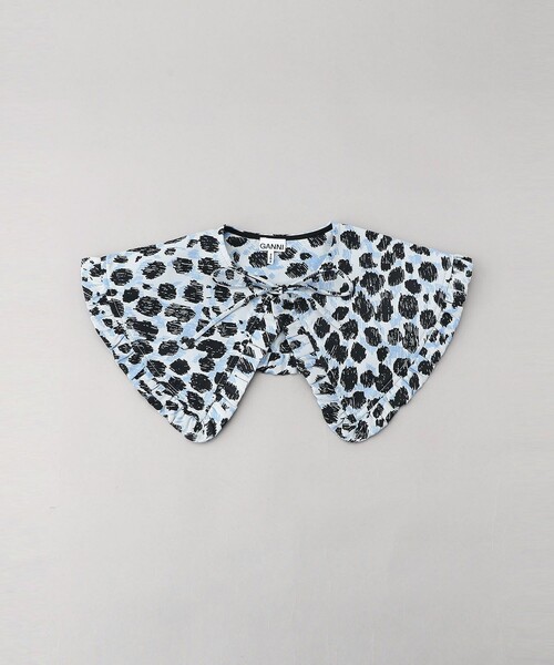 Firsthand(ファーストハンド)の「Firsthand/ファーストハンド Ganni / ガニー Printed Jacquard Collar / つけ襟(付け襟・レディース・ブルー・ONE SIZE)」の1枚目の写真
