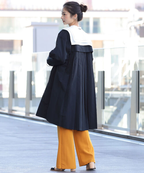 Ray BEAMS（レイビームス）の「Ray BEAMS / バック タック ジップ コート（その他アウター・レディース・ブラック/ベージュ/オリーブ・ONE SIZE）」の11枚目の写真