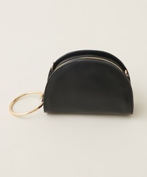 natural couture | ミニマルでも使い勝手抜群！リング付きハーフムーンミニショルダーバッグ(ハンドバッグ)