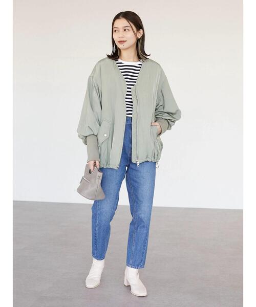 Green　Parks（グリーンパークス）の「美脚テーパードデニムパンツ＊（その他パンツ・レディース・インディゴブルー/ブルー系その他・S/M/L）」の11枚目の写真