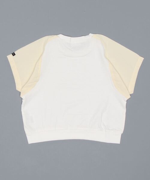 quoti use fith(クゥオティ ユース フィス)の「ベーシック天竺 切り替えデザイン 半袖Tシャツ(Tシャツ/カットソー・キッズ・ホワイト/ブラック/グレー/ブルー・90/100/110/120/80/130)」の5枚目の写真